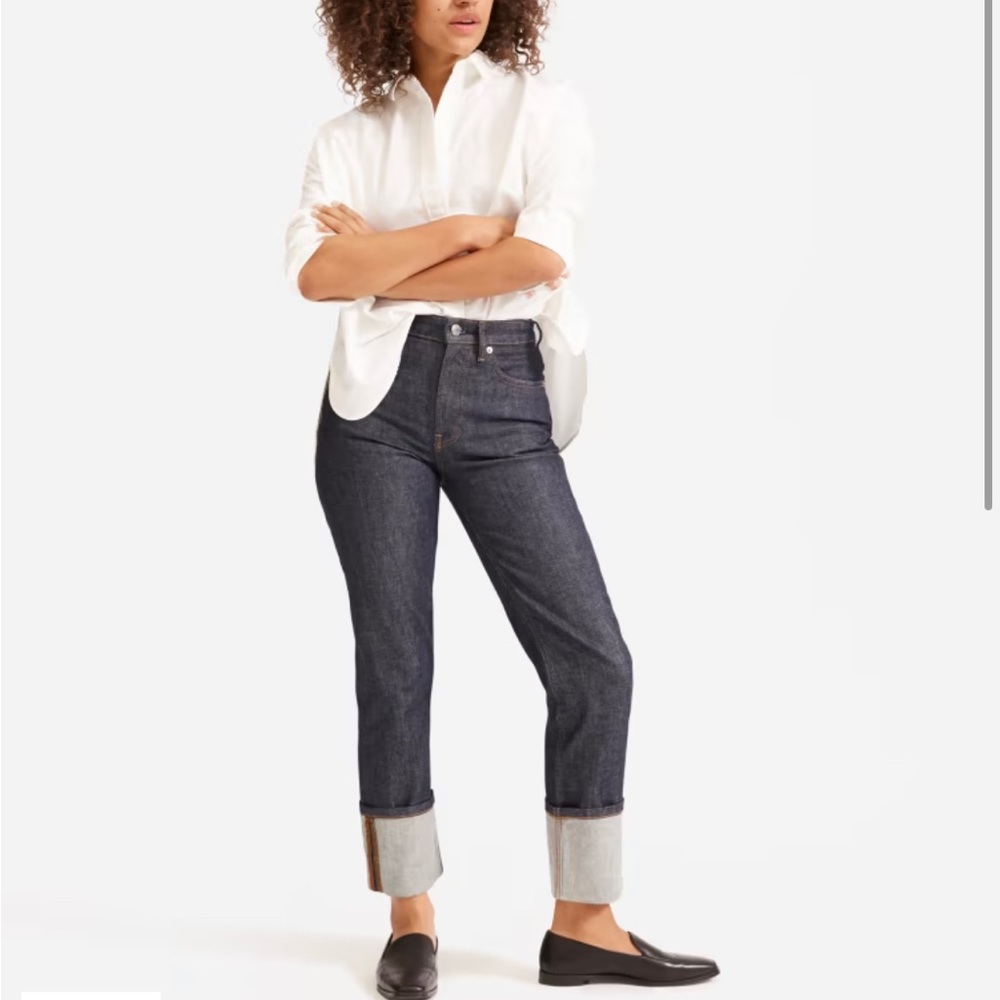 Everlane NWT High Rise Straight Jean
